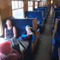 The gang back in a Mark 2 TSO carriage, Sheringham Steam, Sheringham, North Norfolk - 31st July 2016