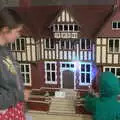 Fred lights up an Edward Lutyens dolls house, The Tom Cobley and Castle Drogo, Spreyton and Drewsteignton, Devon - 11th August 2016