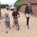 Isobel and the boys, A Trip to Waxham Sands,  Horsey, Norfolk - 27th August 2016