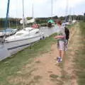 Isobel by the river to Horsey Mere, A Trip to Waxham Sands,  Horsey, Norfolk - 27th August 2016