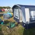 The awning is set up, A Trip to Waxham Sands,  Horsey, Norfolk - 27th August 2016