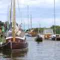 Nice olds boats on the river, A Trip to Waxham Sands,  Horsey, Norfolk - 27th August 2016