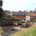 The view from the top of the castle motte, Swordfights at Norwich Castle, Norwich, Norfolk - 31st August 2016