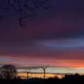 Wind turbines on the airfield, Jack's Birthday and New Windows, Brome and Brockdish, Norfolk - 4th December 2016