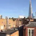 The shard over the houses of Union Street, SwiftKey's Last Days in Southwark and a Taxi Protest, London - 18th January 2017