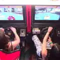 Bea and Kah-Mun do some driving, SwiftKey does Namco Funscape, Westminster, London - 20th June 2017
