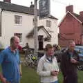 Paul, Pippa and Apple outside the Victoria, The BSCC at the Victoria and The Grain Beer Festival, Diss, Norfolk - 8th July 2017