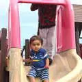 Nicholas and Fred on the slide, In The Sneem, An tSnaidhm, Kerry, Ireland - 1st August 2017