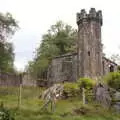 A derelict house with its own turret, The Annascaul 10k Run, Abha na Scáil, Kerry, Ireland - 5th August 2017