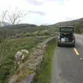 The car in a lay by, The Annascaul 10k Run, Abha na Scáil, Kerry, Ireland - 5th August 2017