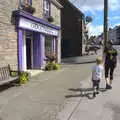 Harry and Isobel walk up the road, The Annascaul 10k Run, Abha na Scáil, Kerry, Ireland - 5th August 2017