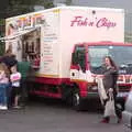 Davida roams around in front of the chipper, Minard Beach and Ceol Agus Craic, Lios Póil, Kerry - 6th August 2017