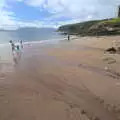 A wide-angle Minard Castle, Minard Beach and Ceol Agus Craic, Lios Póil, Kerry - 6th August 2017