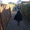 Walking up the path from the square, An Orford Day Out, Orford, Suffolk - 17th February 2018