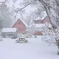 It's a proper white-out, The Beast From the East: Snow Days, Brome, Suffolk - 28th February 2018