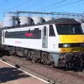 Class 90 90011 'East Anglian Daily Times' at Diss, A SwiftKey Lunch, Porchester Place,  Edgware Road, London - 27th June 2018