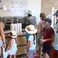 We're in Toto Gelato ice cream shop, The Château Comtal, Lastours and the Journey Home, Carcassonne, Aude, France - 14th August 2018