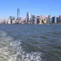 Looking back to Manhattan, The Liberty Cruise and One World Trade Center, New York, United States - 23rd October 2018