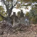 There's a cool derelict house on the Hay Ride, Pumpkin Picking at Alstede Farm, Chester, Morris County, New Jersey - 24th October 2018