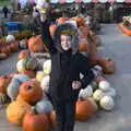 Fred does the Liberty thing too, Pumpkin Picking at Alstede Farm, Chester, Morris County, New Jersey - 24th October 2018