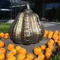 The pumpkin theme is certainly a Thing, Times Square, USS Intrepid and the High Line, Manhattan, New York - 25th October 2018