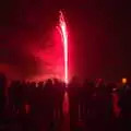 A roman candle in red, Apples and Fireworks, Carleton Rode and Palgrave, Suffolk - 4th November 2018