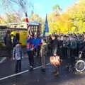 Outside the fire station, The Remembrance Sunday Parade, Eye, Suffolk - 11th November 2018