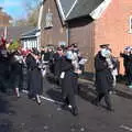 The Sally Army band head off, The Remembrance Sunday Parade, Eye, Suffolk - 11th November 2018