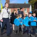 Andy P and the Beavers, The Remembrance Sunday Parade, Eye, Suffolk - 11th November 2018