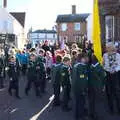 The parade finishes up at the town hall, The Remembrance Sunday Parade, Eye, Suffolk - 11th November 2018