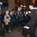 Even the conductor is singing, Norwich Lights and Isobel Sings, Norwich, Norfolk - 15th November 2018