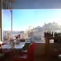 Empty tables in the beachfront café, Sunset at the Beach, Southwold, Suffolk - 18th November 2018