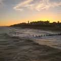 Southwold in the sunset, Sunset at the Beach, Southwold, Suffolk - 18th November 2018