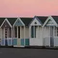 Sunset beach huts, Sunset at the Beach, Southwold, Suffolk - 18th November 2018