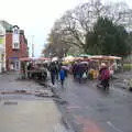 Looking back up Ashley Road, A Christmas Market, New Milton, Hampshire - 24th November 2018