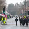 People roam around on Station Road, A Christmas Market, New Milton, Hampshire - 24th November 2018