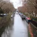 A view down the canal, Little Venice and the BSCC Christmas Dinner, London and Norfolk - 1st December 2018