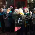 Isobel does an 'oooh', The St. Nicholas Street Fayre, Diss, Norfolk - 9th December 2018