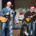 Hot Cold Ground blues band are still playing, The St. Nicholas Street Fayre, Diss, Norfolk - 9th December 2018