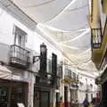 The blind-covered Calle El Barrio, Torrecilla Beach and the Nerja Museum, Andalusia, Spain - 17th April 2019