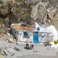 There's a house growing out of the cliff, Torrecilla Beach and the Nerja Museum, Andalusia, Spain - 17th April 2019