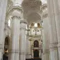 Ornate columns in the cathedral, A Walk up a Hill, Paella on the Beach and Granada, Andalusia, Spain - 19th April 2018