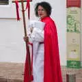 A woman with a cross, An Easter Parade, Nerja, Andalusia, Spain - 21st April 2019