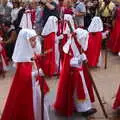 Red, white and crosses, An Easter Parade, Nerja, Andalusia, Spain - 21st April 2019
