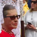 An old woman in a veil, An Easter Parade, Nerja, Andalusia, Spain - 21st April 2019