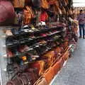 Leather goods in an alleyway, An Easter Parade, Nerja, Andalusia, Spain - 21st April 2019