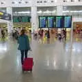 Isobel in the departure lounge, An Easter Parade, Nerja, Andalusia, Spain - 21st April 2019