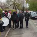 Isoble takes a photo, A St. George's Day Parade, Dickleburgh, Norfolk - 28th April 2019