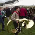 An actual sousaphone, A St. George's Day Parade, Dickleburgh, Norfolk - 28th April 2019