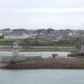 A small lighthouse on the breakwater, The Summer Trip to Ireland, Monkstown, Co. Dublin, Ireland - 9th August 2019